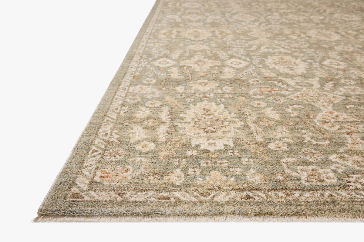 Palma Lagoon Natural Rug – corner detail