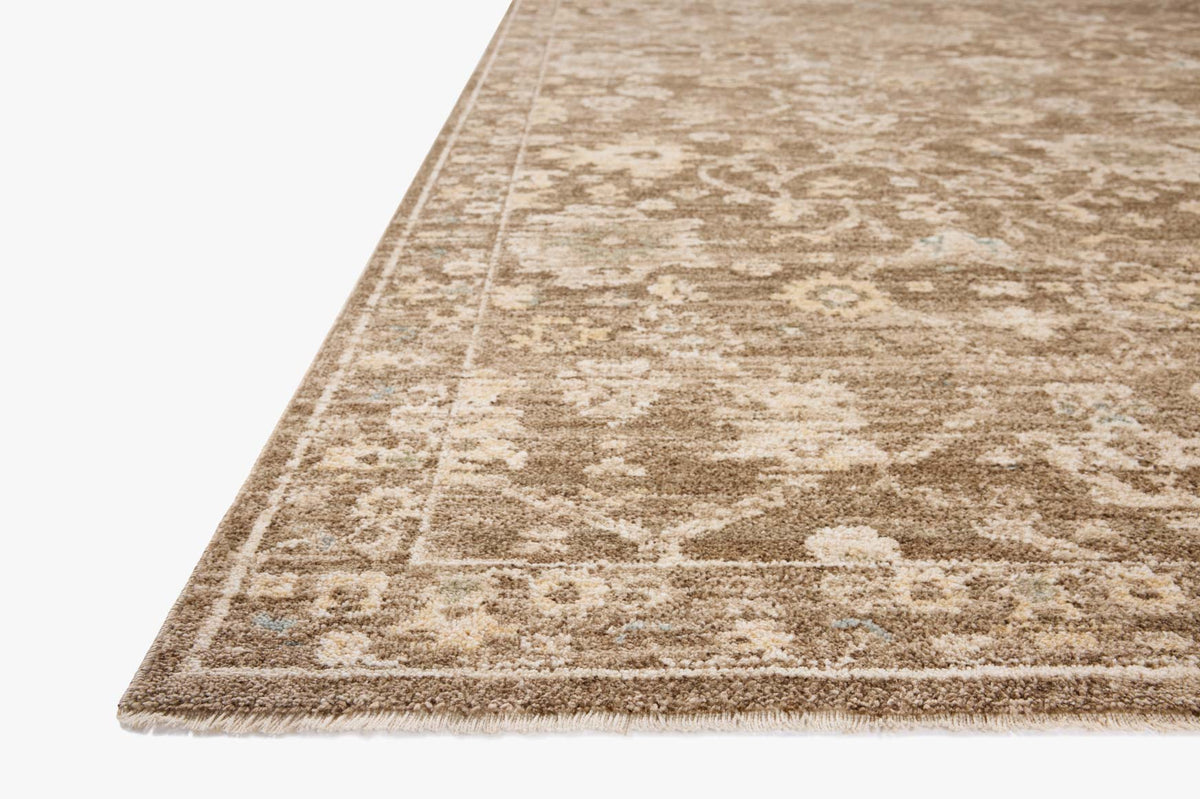 Palma Brown/Earth Rug – corner detail