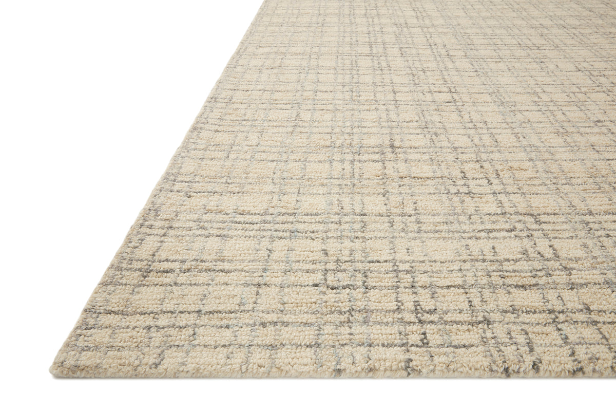 Polly Antique/Mist Rug – corner detail