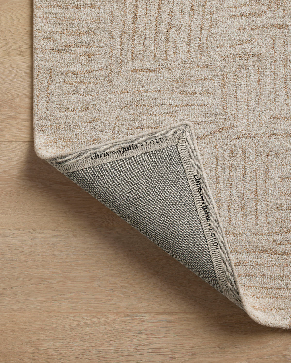 Polly Smoke/Sand Rug – detail