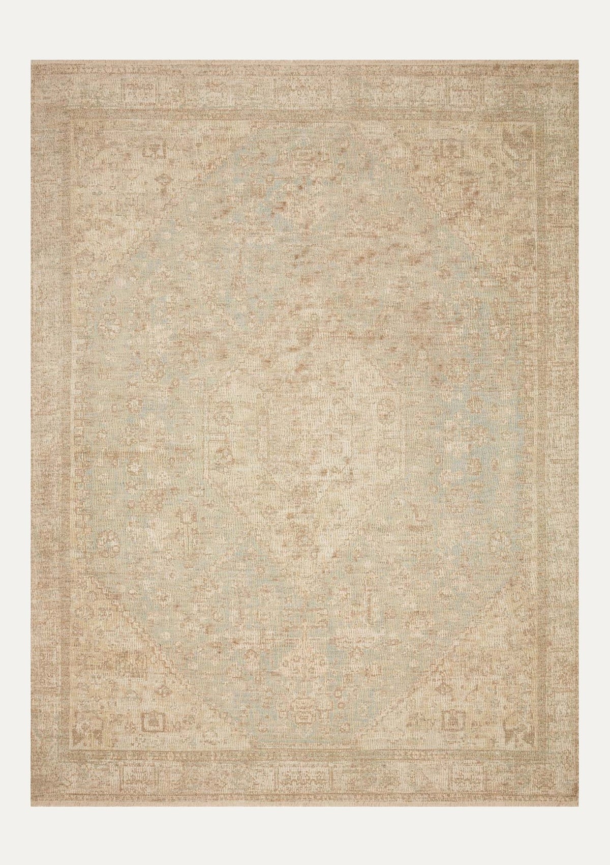 Priya Ocean/Ivory Rug