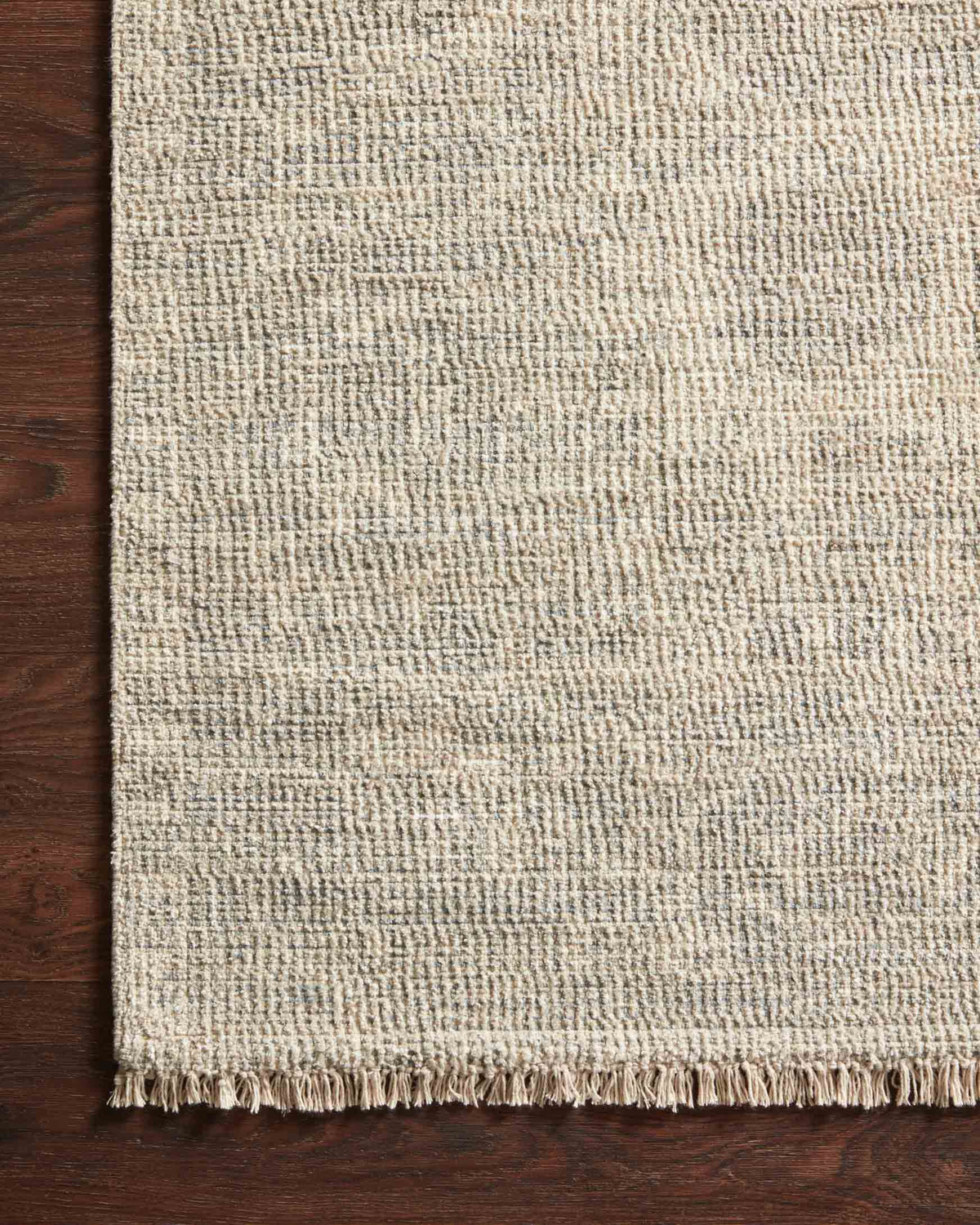 Priya Ivory/Grey Rug – detail