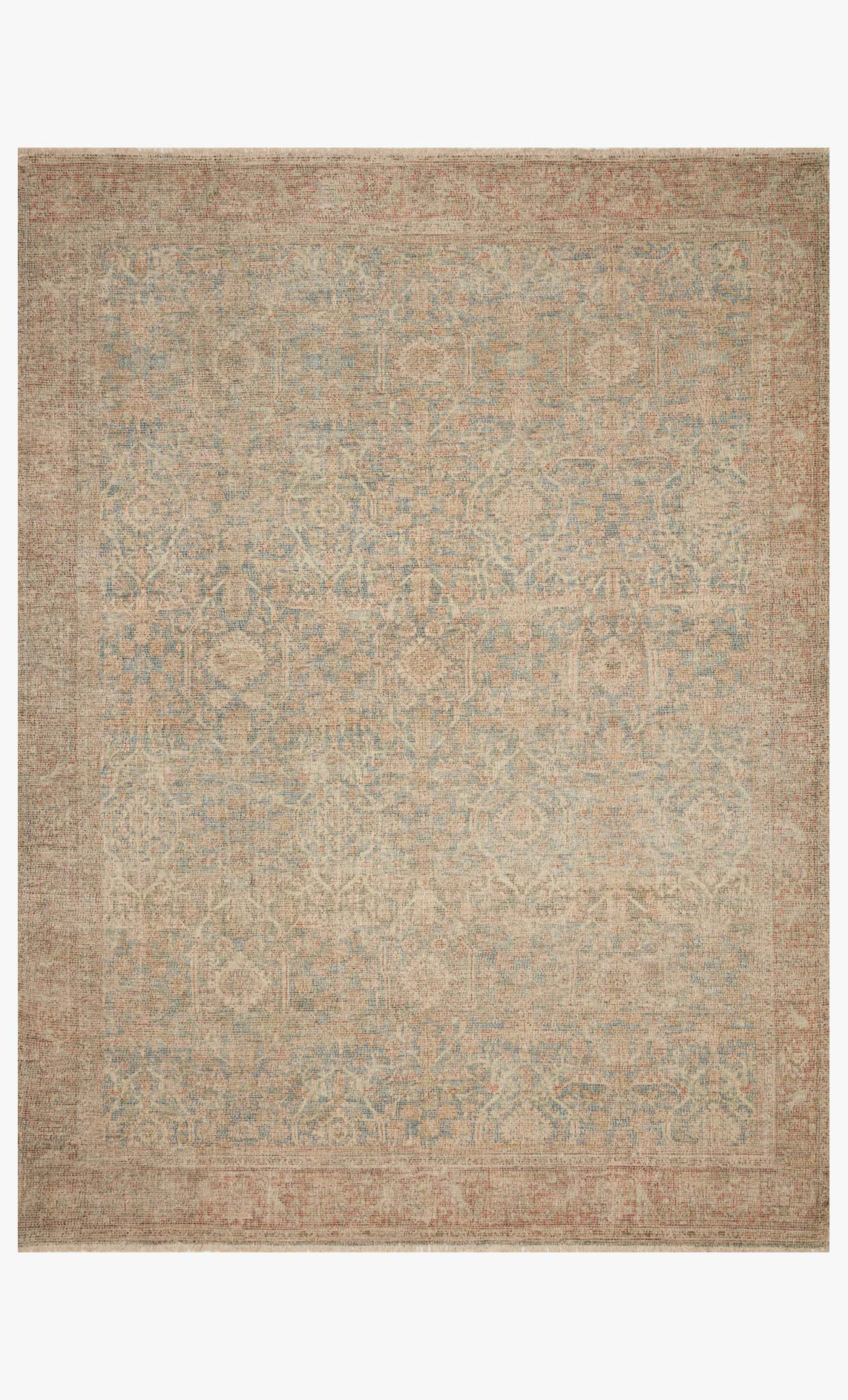Priya Denim/Rust Rug