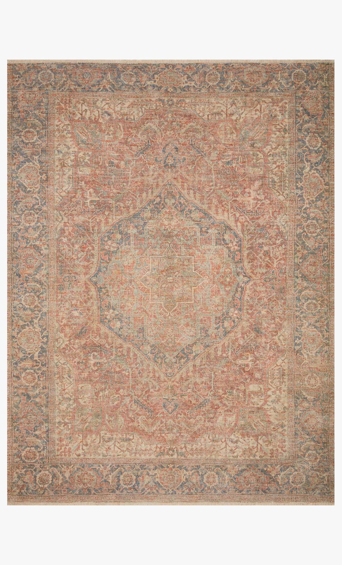 Priya Brick/Navy Rug