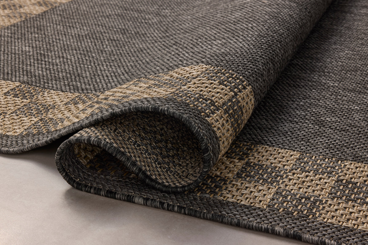 Providence Charcoal/Natural Rug – detail