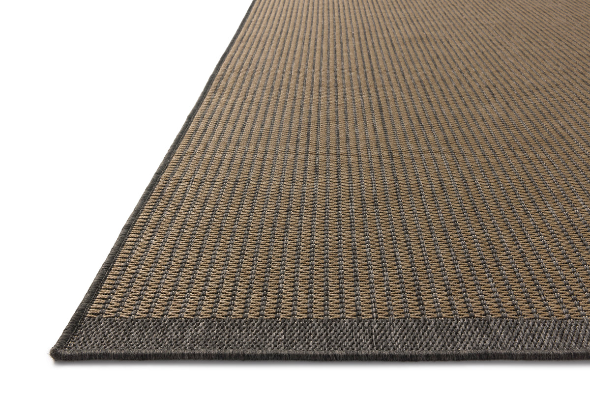 Providence Wheat/Charcoal Rug – corner detail