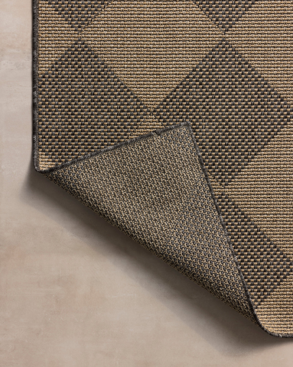 Providence Graphite/Sand Rug – detail