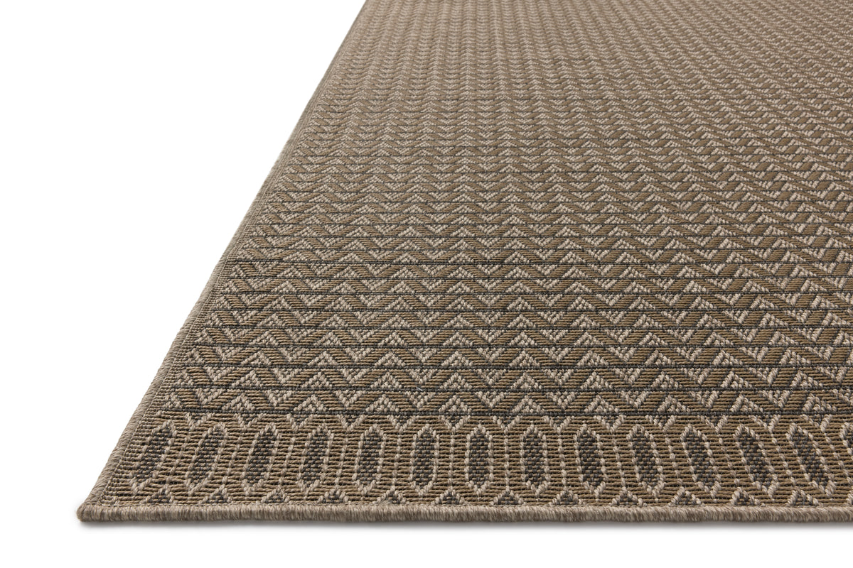 Providence Natural/Graphite Rug – corner detail