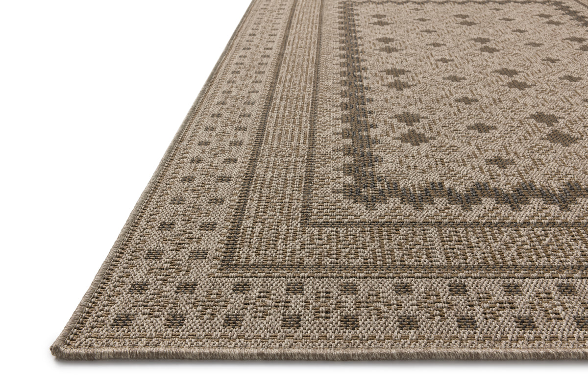 Providence Charcoal/Dove Rug – corner detail