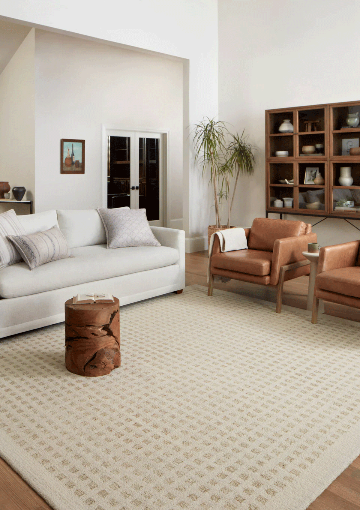 Polly Ivory Natural Rug