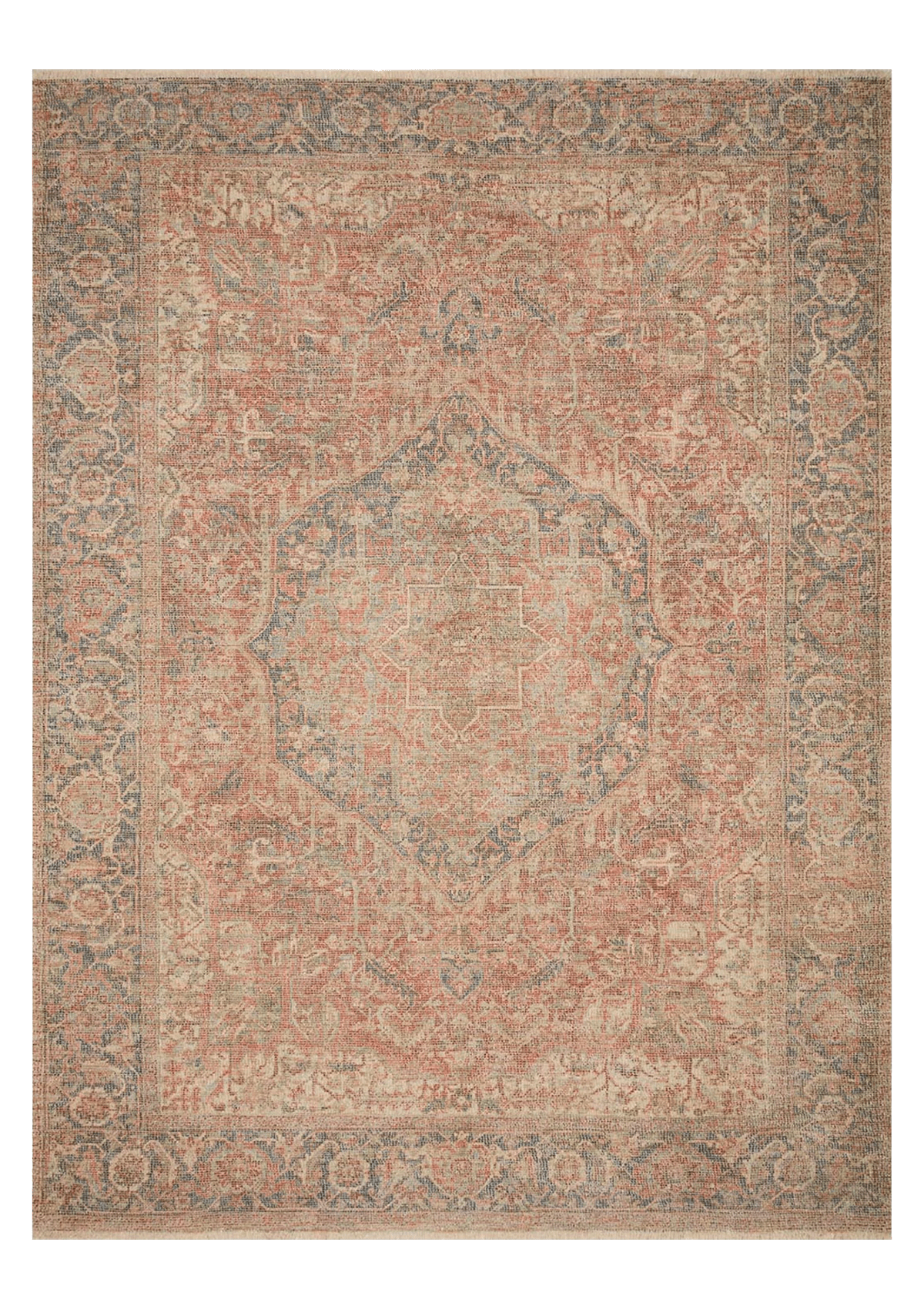 Priya Brick/Navy Rug