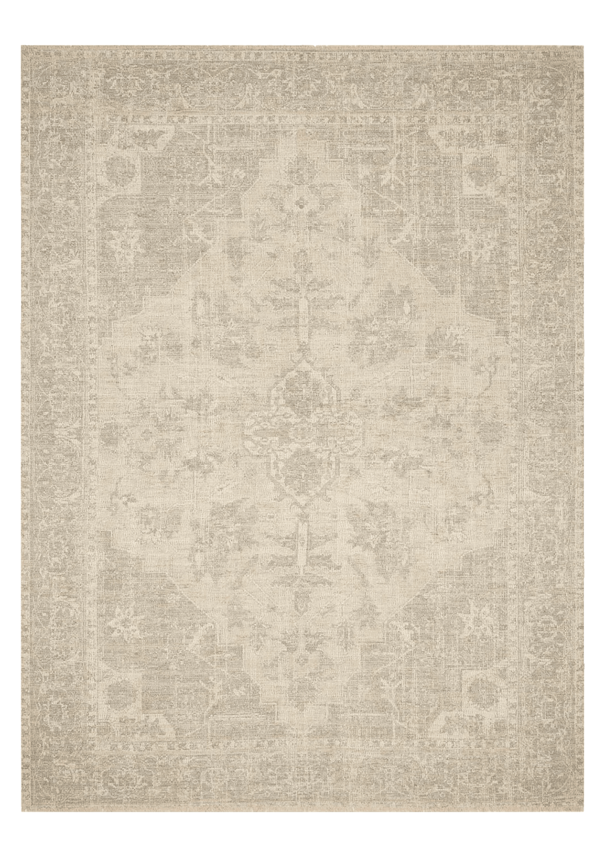 Priya Ivory/Grey Rug