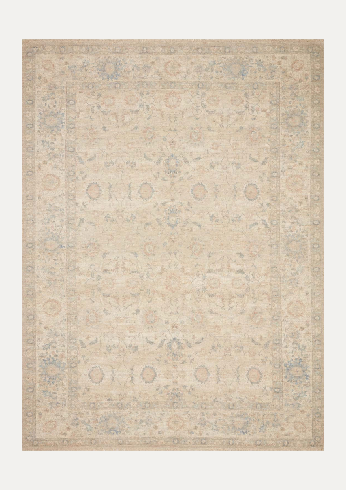Priya Natural/Blue Rug
