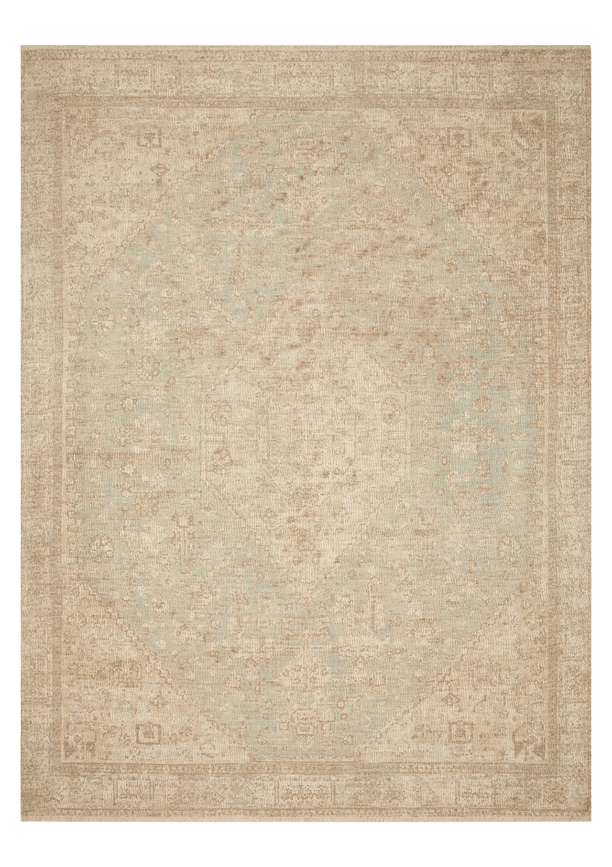 Priya Ocean/Ivory Rug