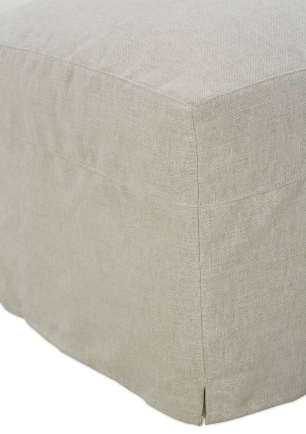 Quinn Slipcovered Ottoman