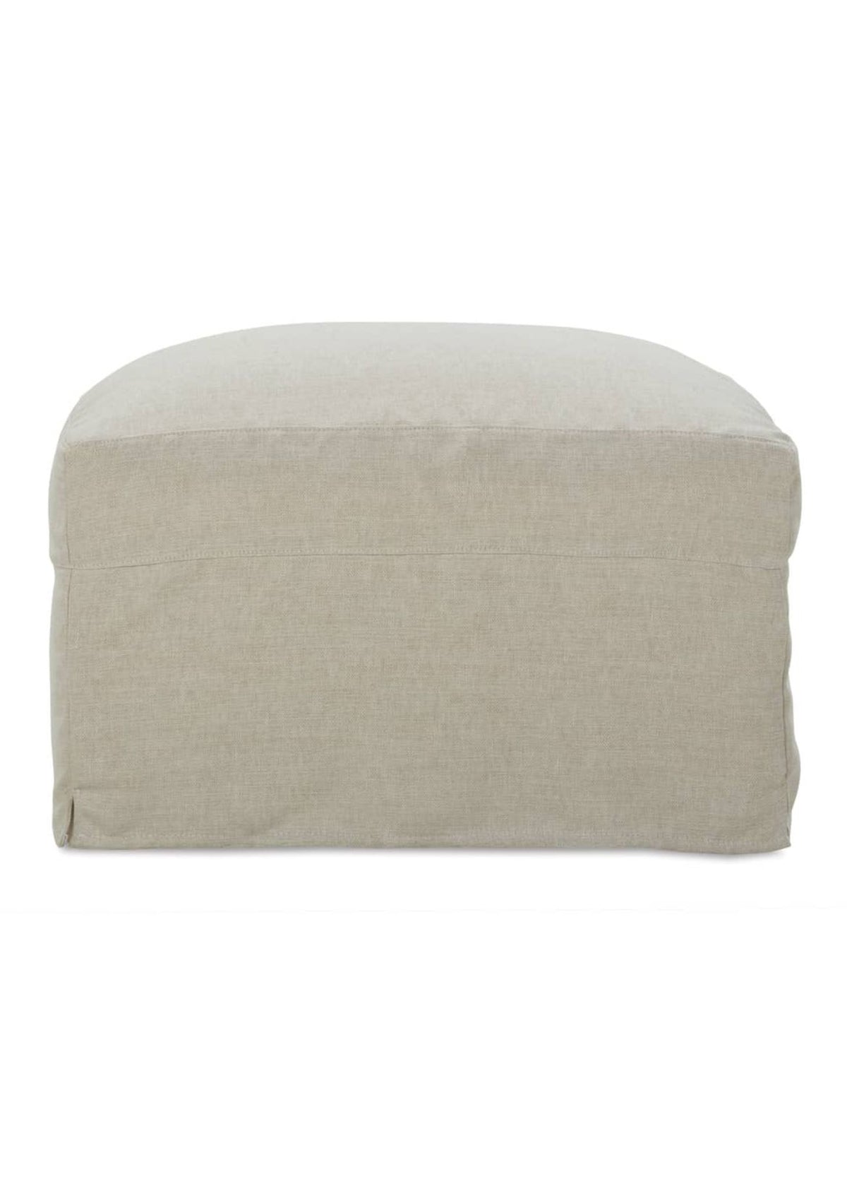 Quinn Slipcovered Ottoman