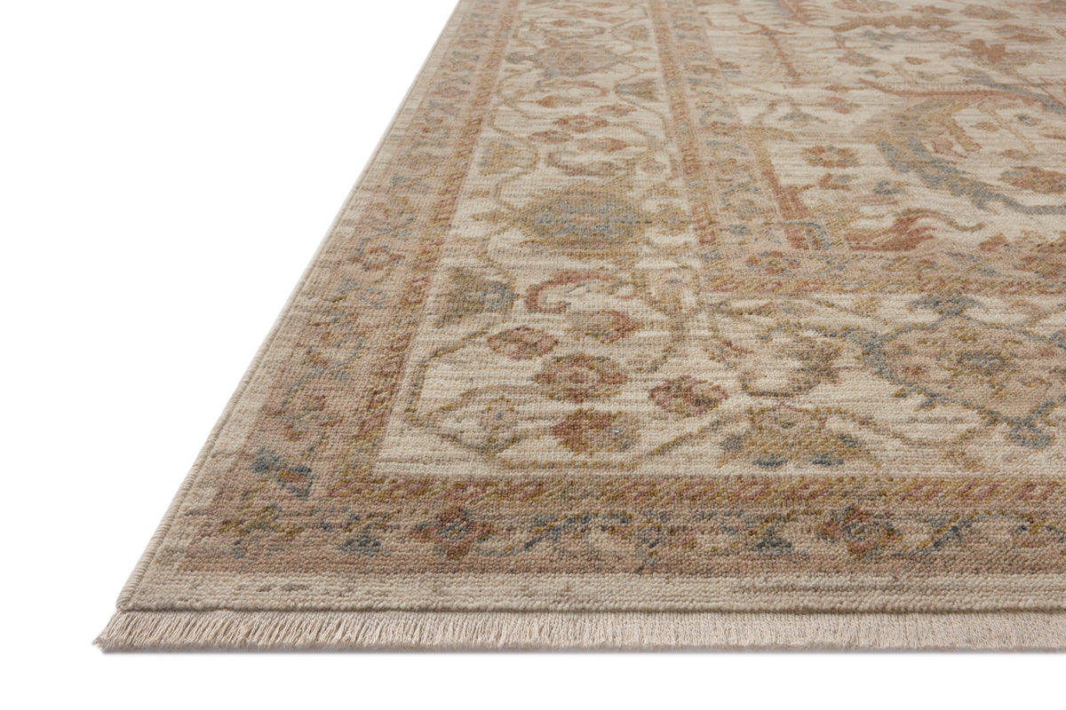 Reign Ivory/Sunset Rug – corner detail