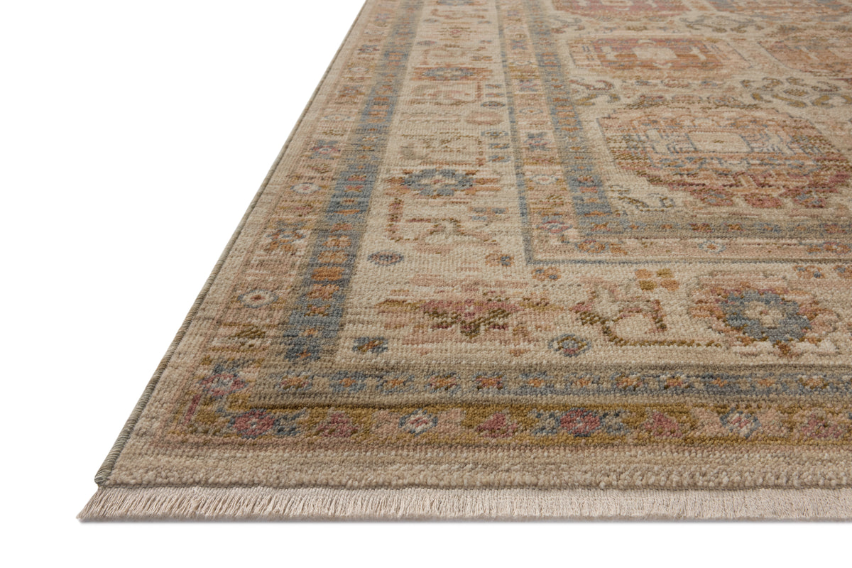 Reign Dove/Multi Rug – corner detail