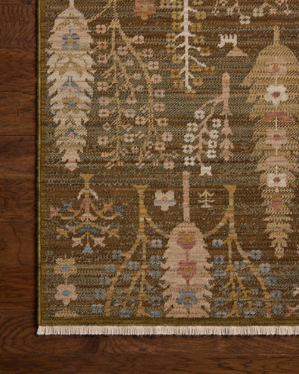 Reign Moss/Multi Rug – detail
