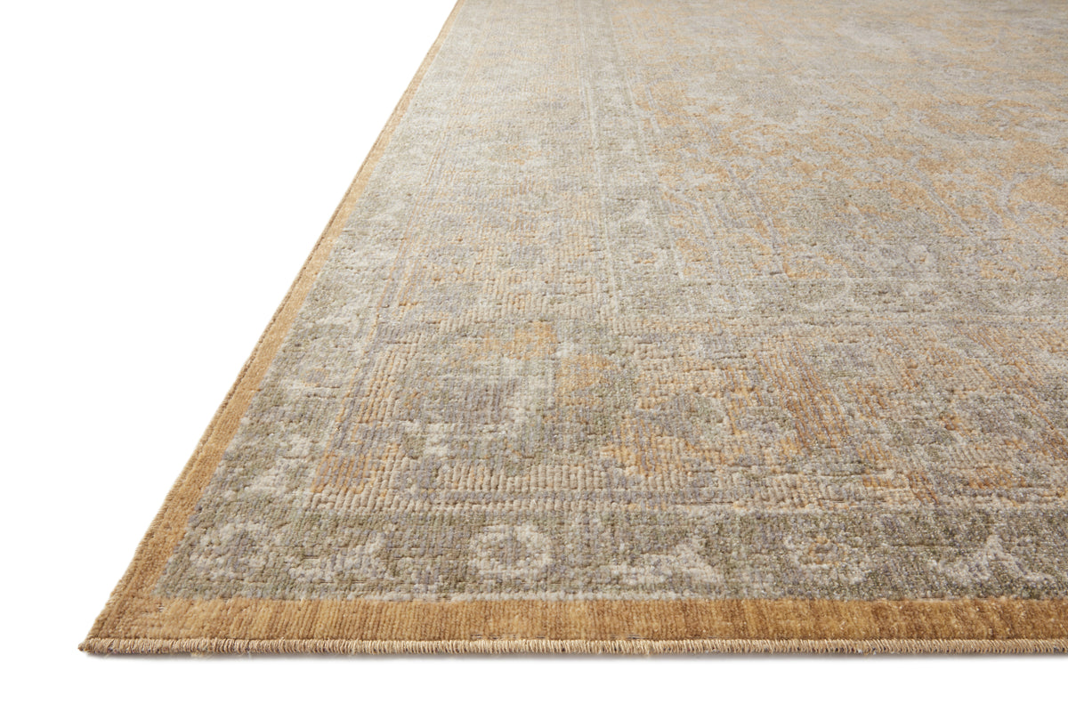 Rosemarie Gold/Sand Rug – corner detail