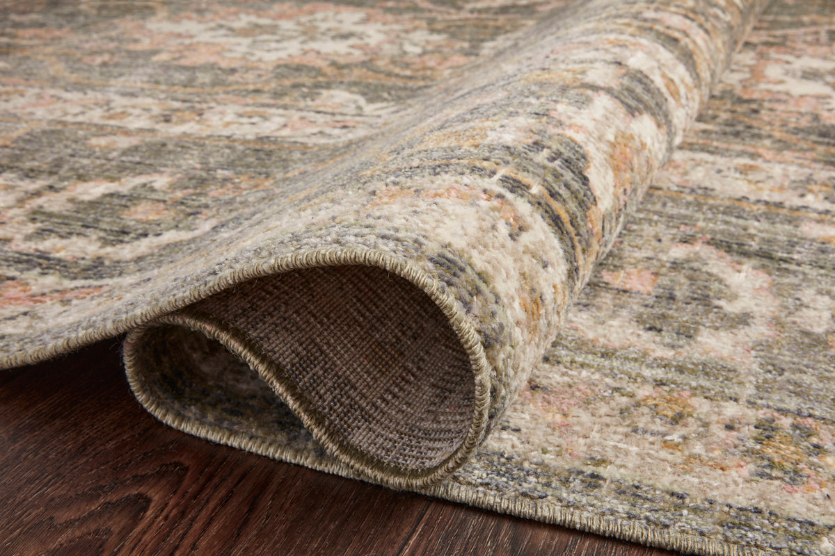 Rosemarie Sage/Blush Rug – detail