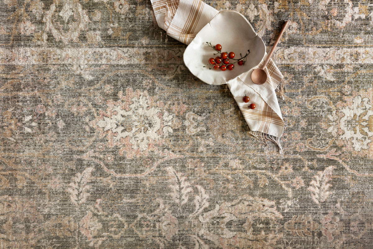 Rosemarie Sage/Blush Rug – room scene