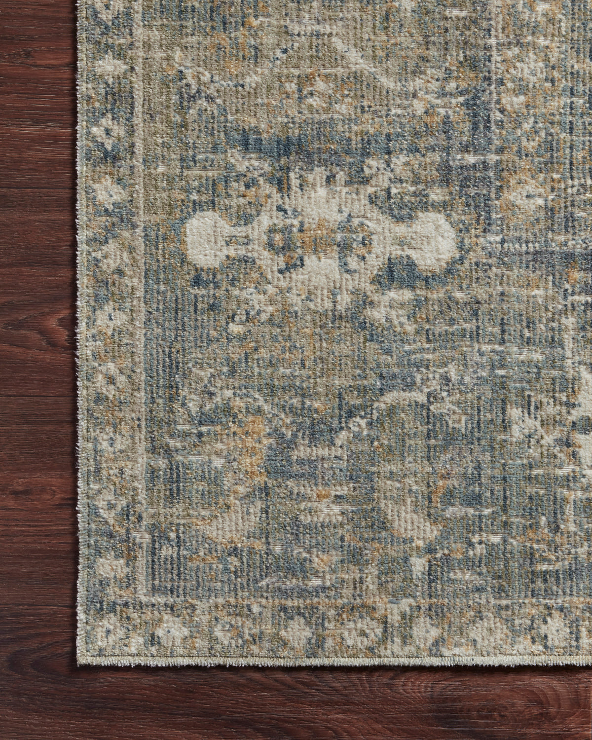 Rosemarie Sand/Lagoon Rug – detail