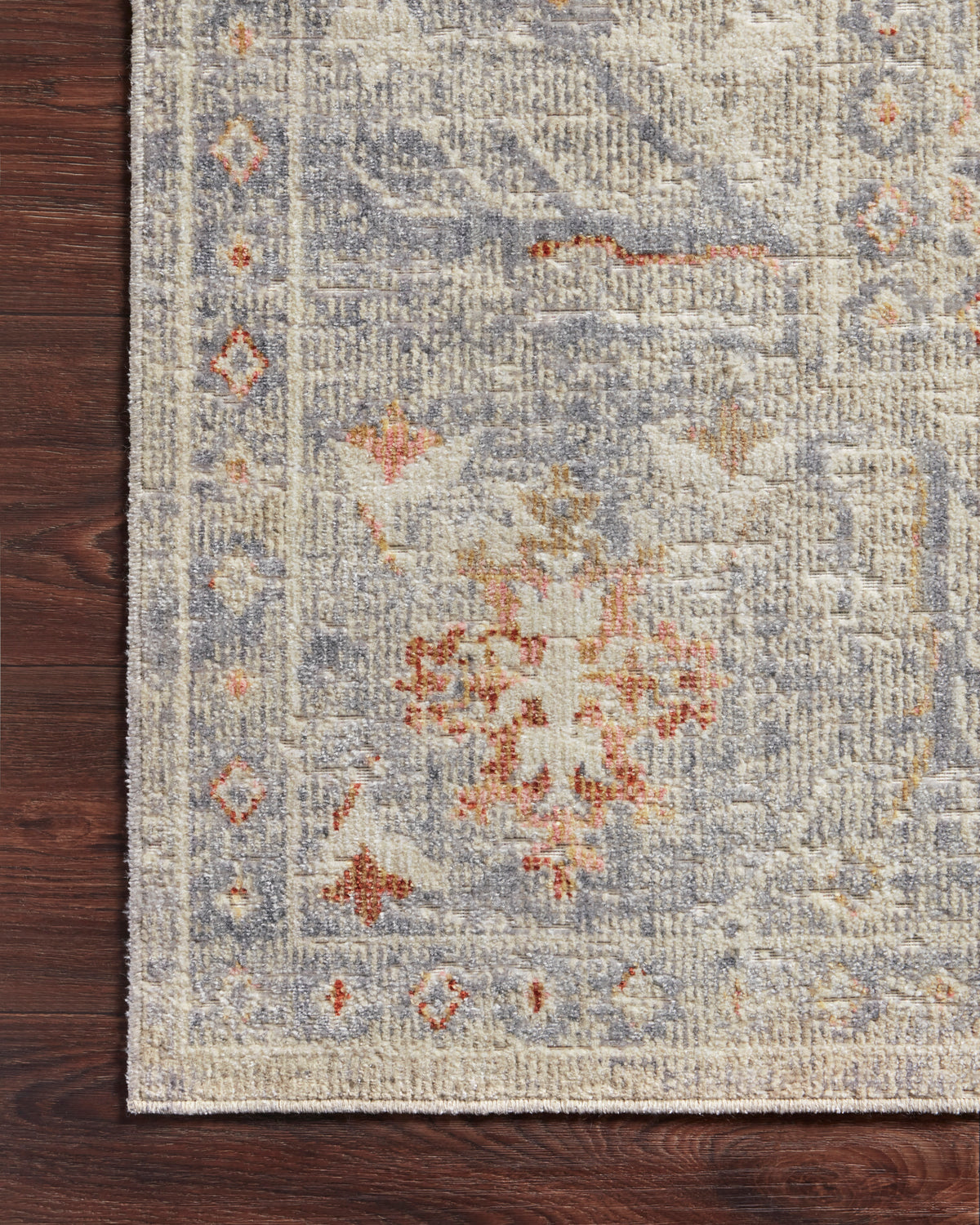 Rosemarie Oatmeal/Lavender Rug – detail