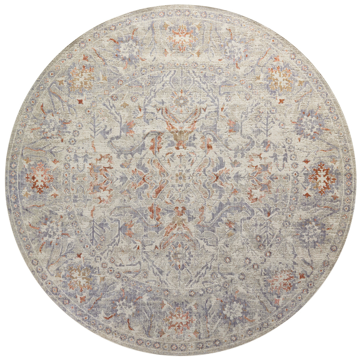 Rosemarie Oatmeal/Lavender Rug – alternate view