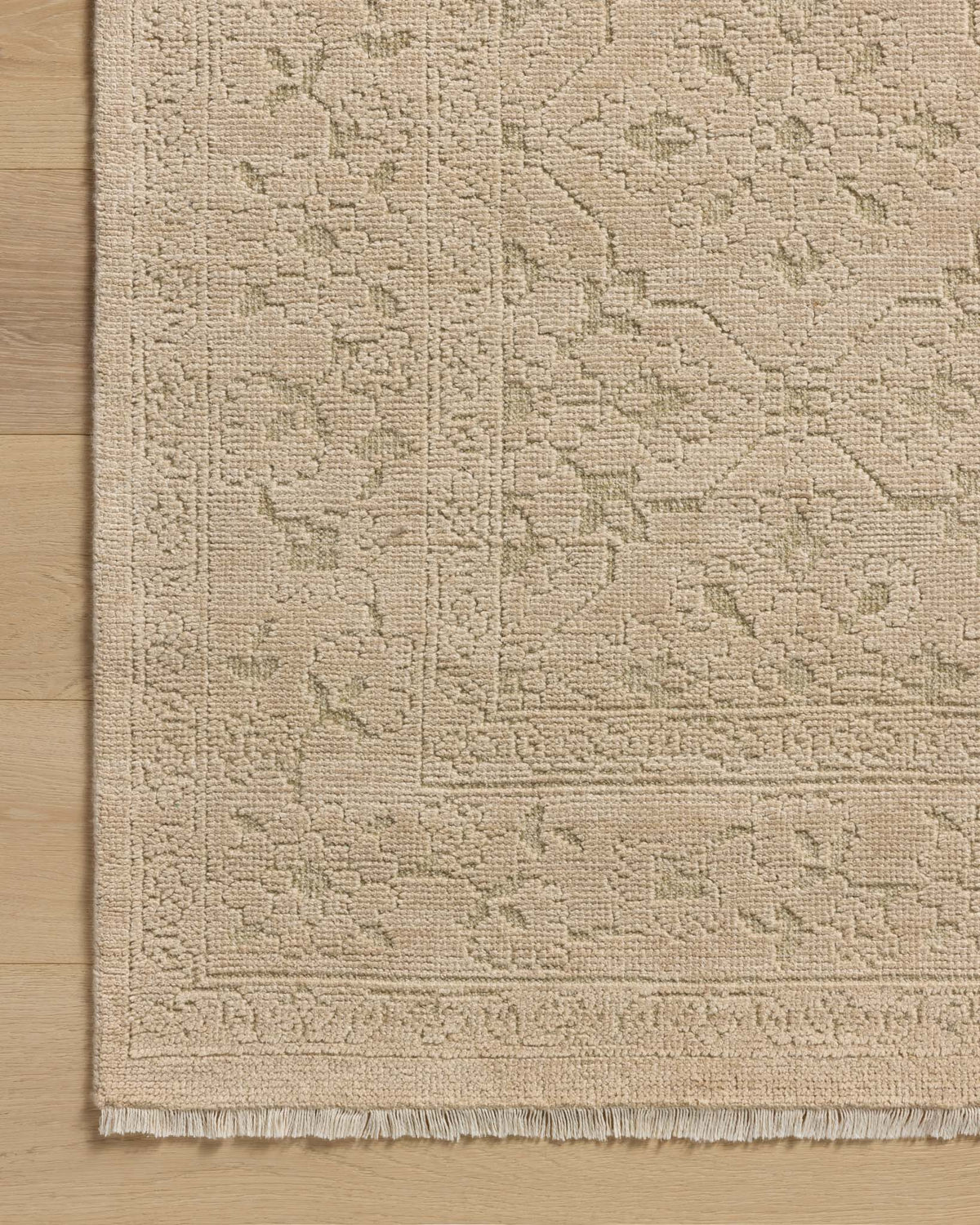 Ruth Sand/Sage Rug – detail
