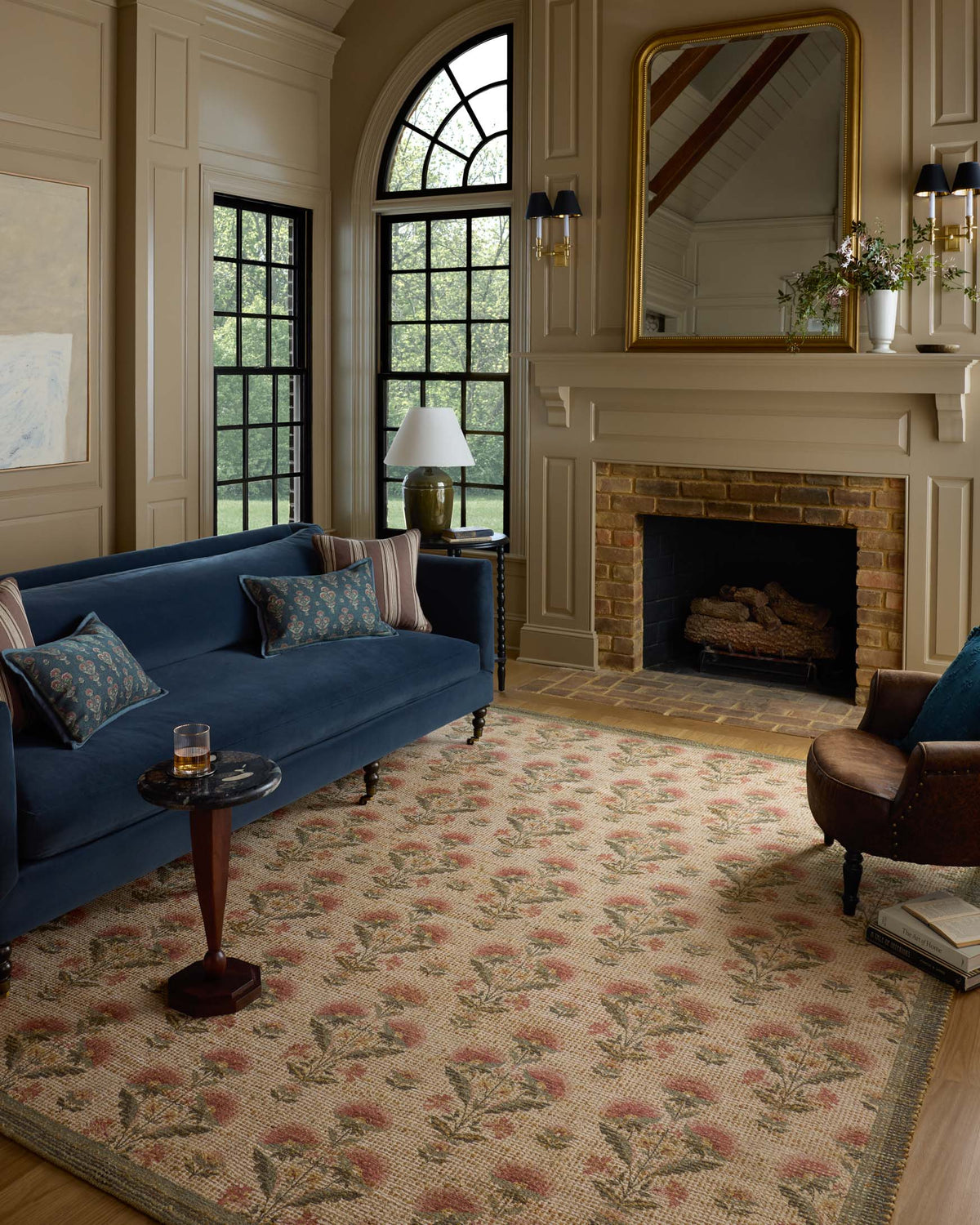 Rue Sage/Blush Rug – detail