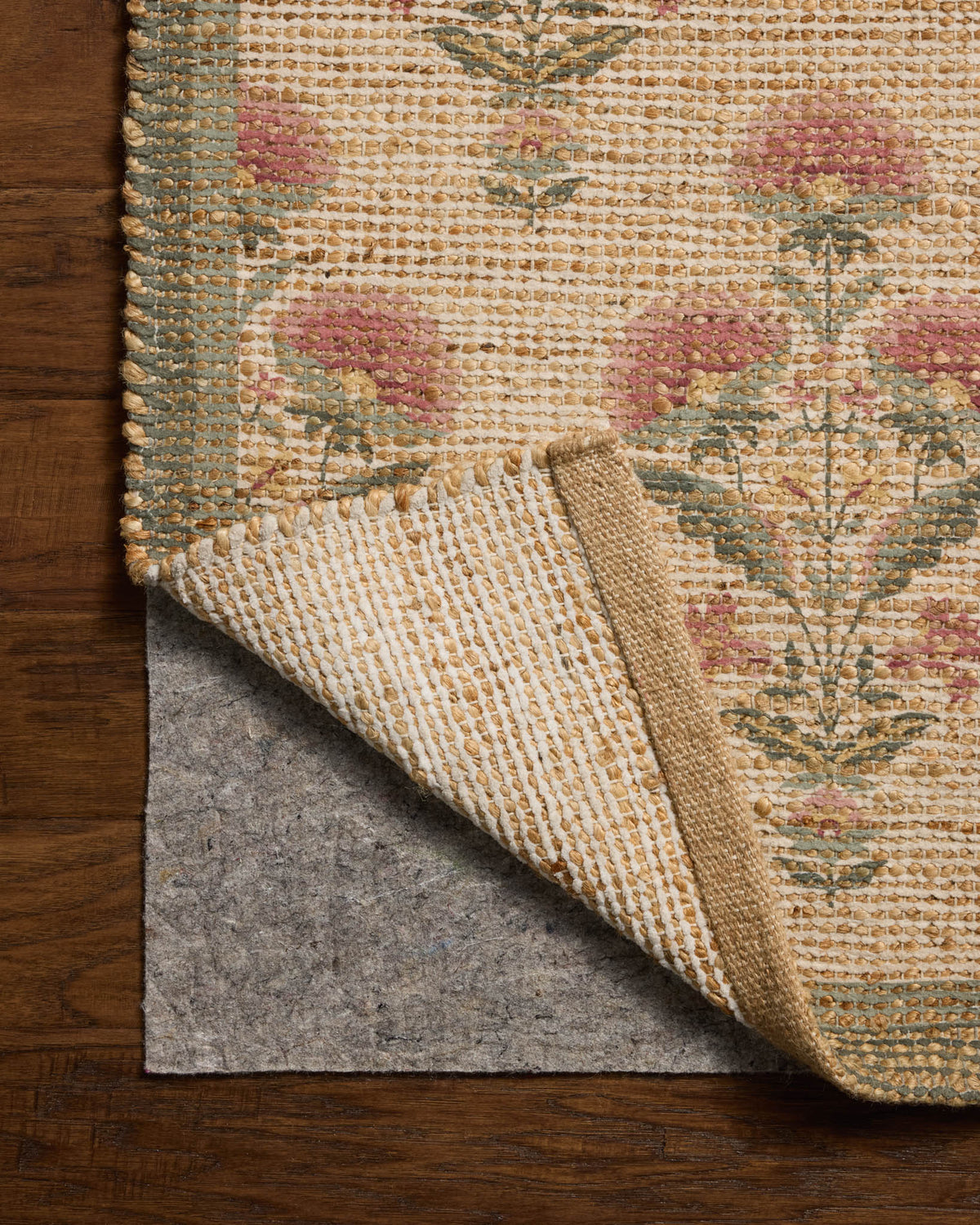 Rue Sage/Blush Rug – detail