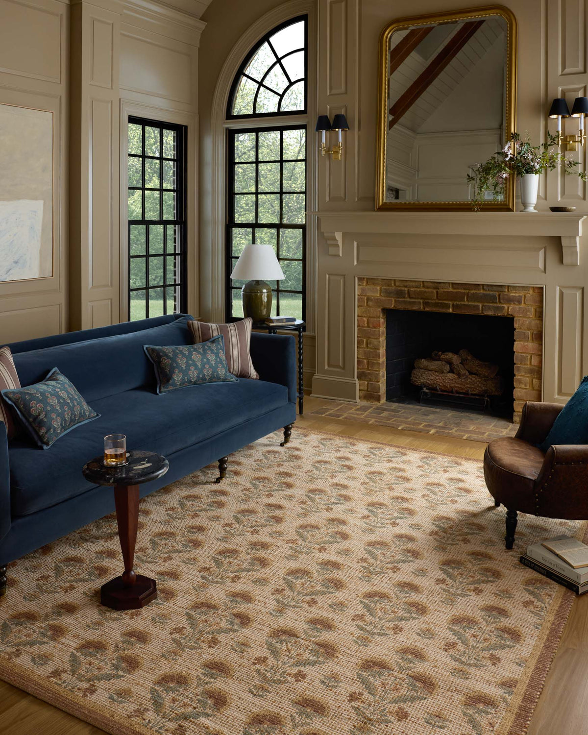Rue Wheat/Sage Rug – detail