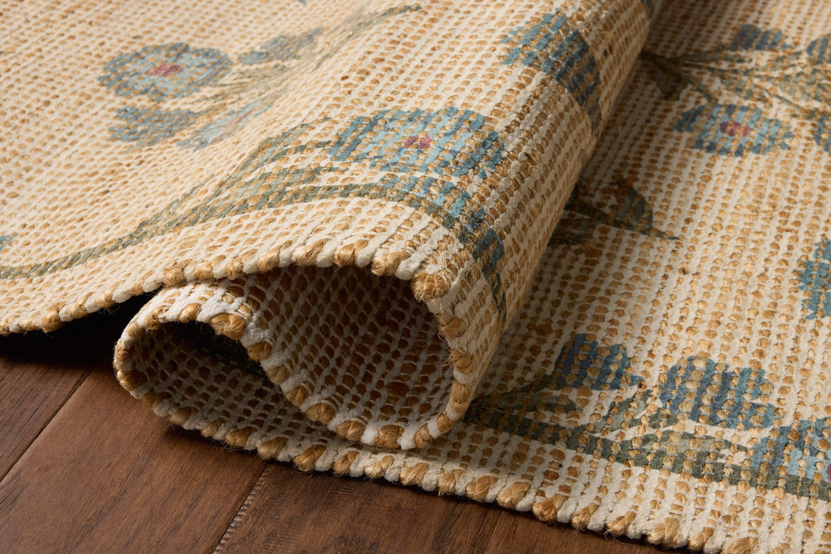 Rue Moss/Blue Rug – detail