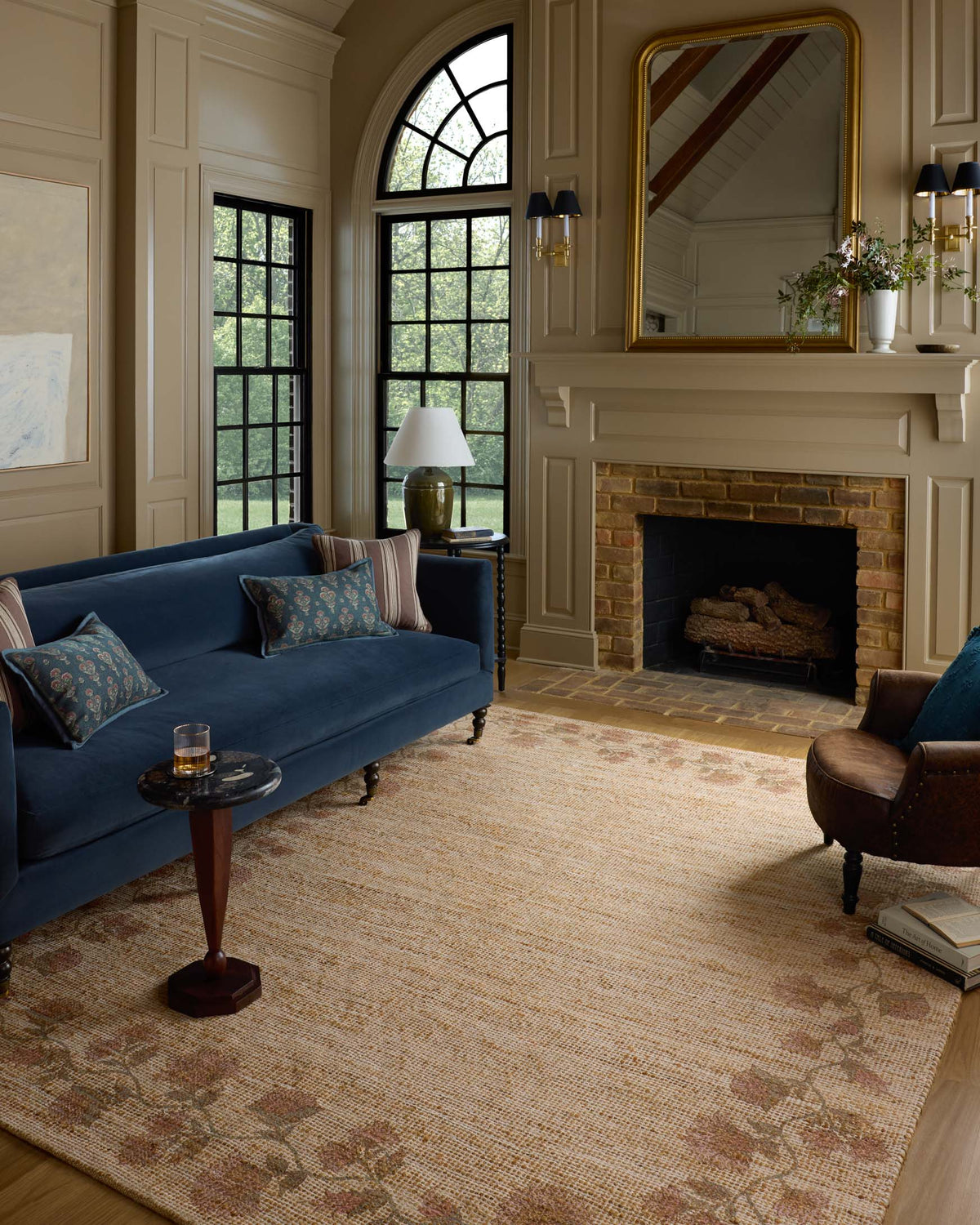 Rue Natural/Multi Rug – detail