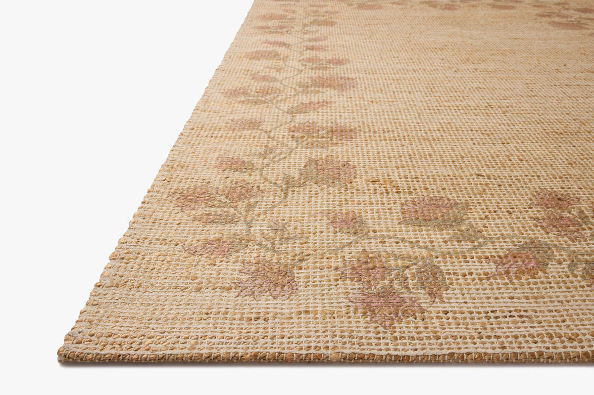 Rue Natural/Multi Rug – corner detail