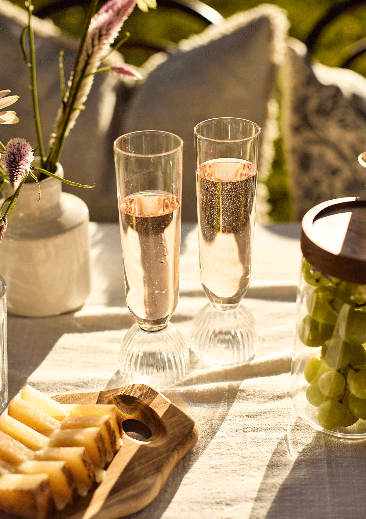 Raina Champagne Flutes (Set of 2)