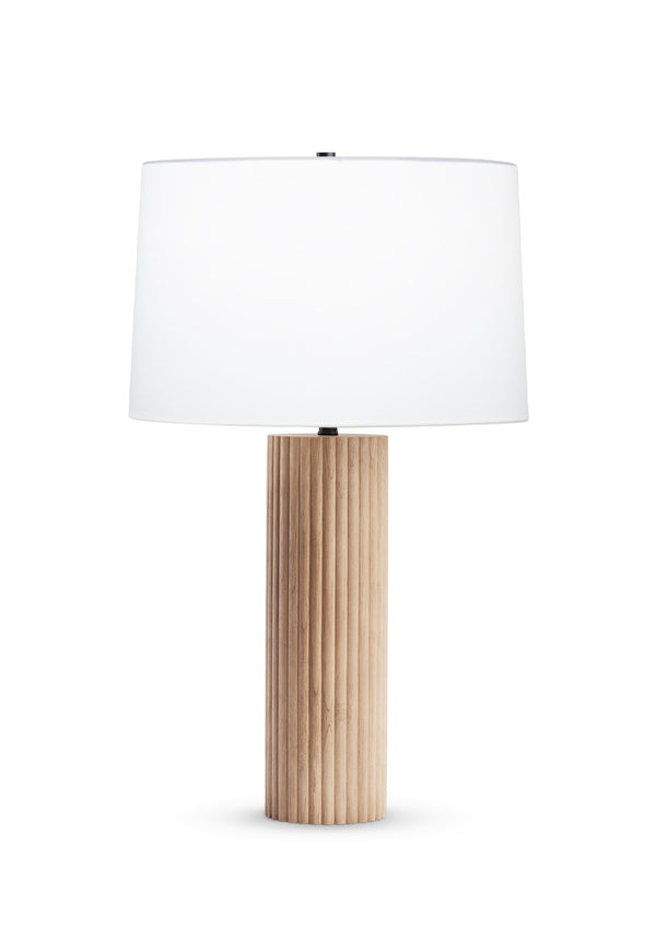 Reeded Table Lamp