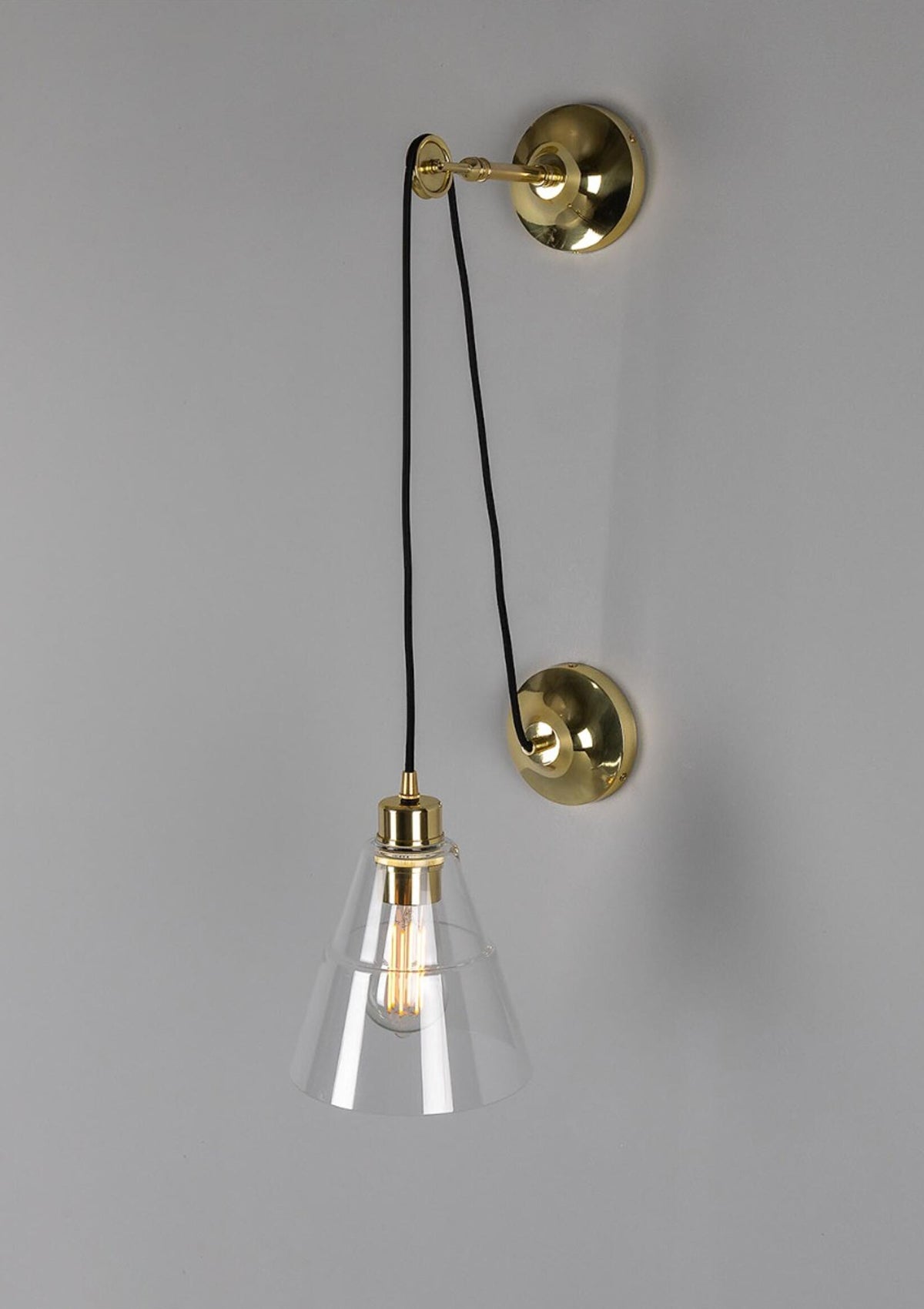 Rigale Industrial Pulley Wall Sconce