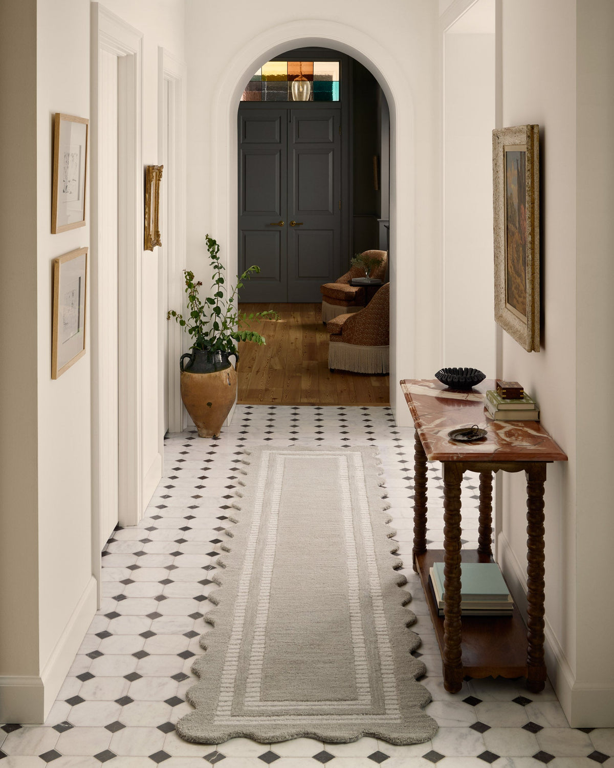 Scottie Fog/Ivory Rug – alternate view