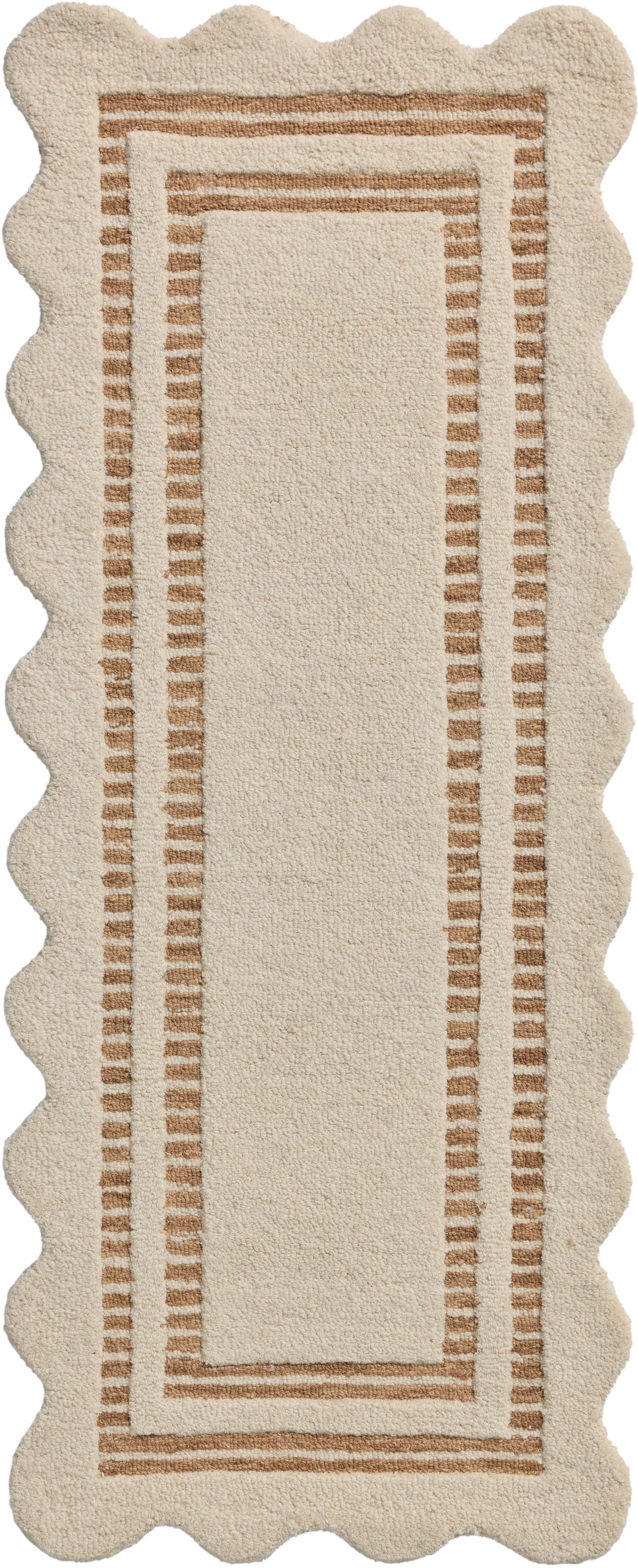 Scottie Ivory/Rust Rug – detail
