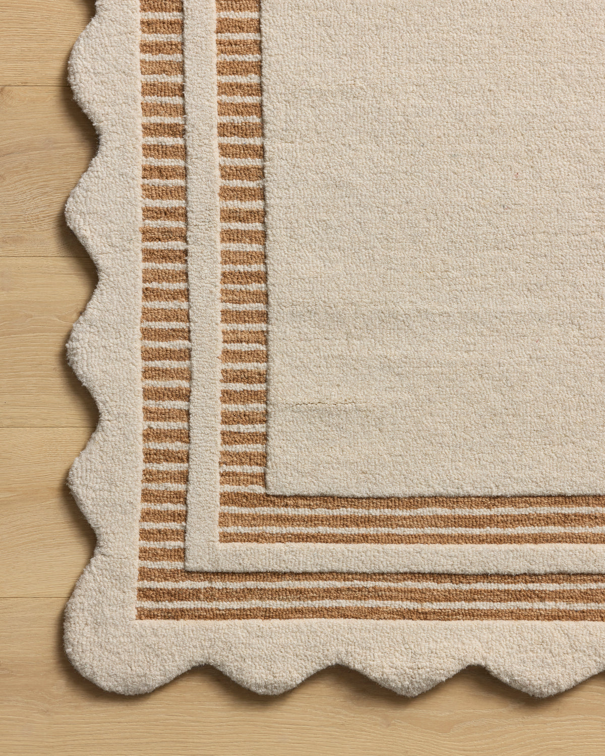 Scottie Ivory/Rust Rug – detail