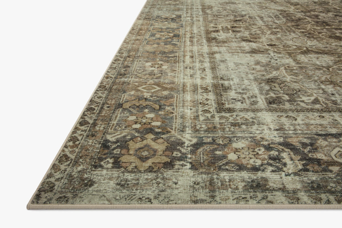 Sinclair Pebble/Taupe Rug – corner detail