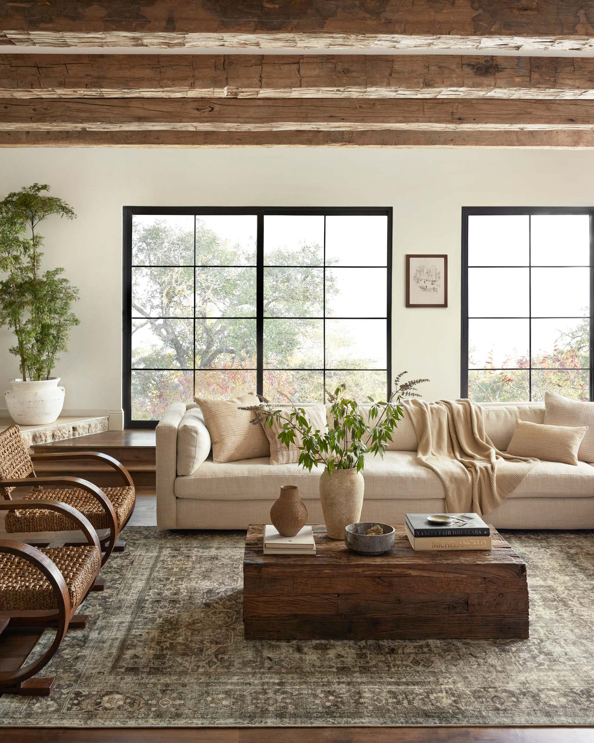 Sinclair Pebble/Taupe Rug – room scene