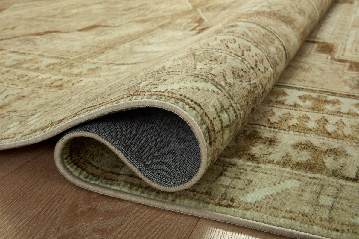 Sinclair Khaki/Tobacco Rug – detail