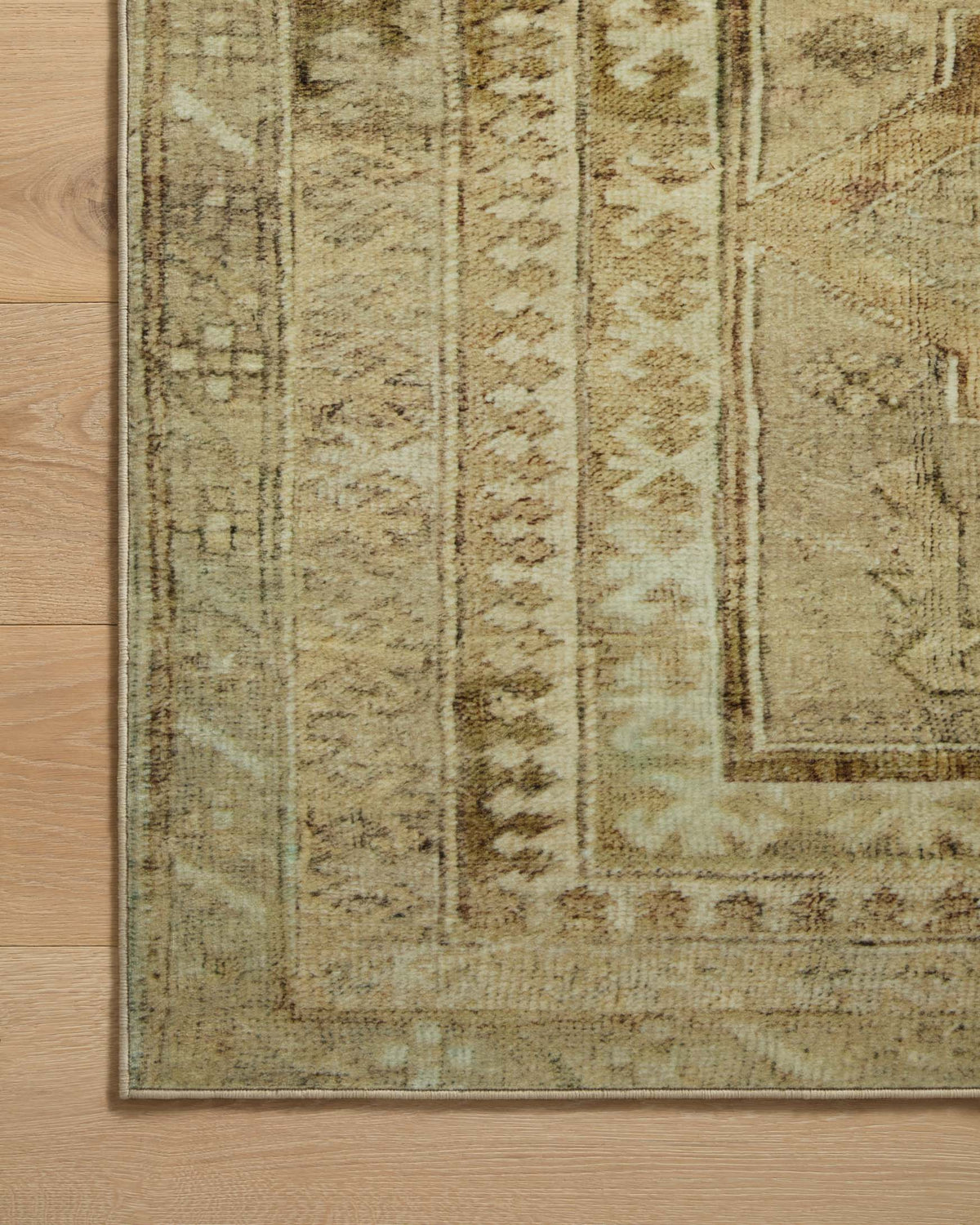 Sinclair Khaki/Tobacco Rug – detail