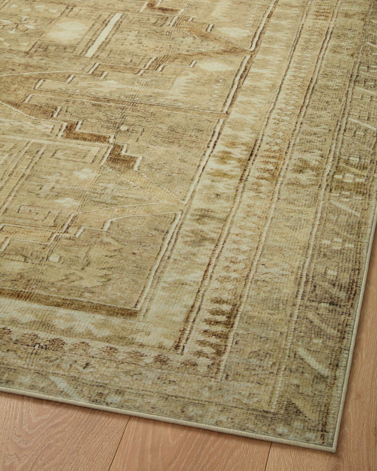 Sinclair Khaki/Tobacco Rug – detail