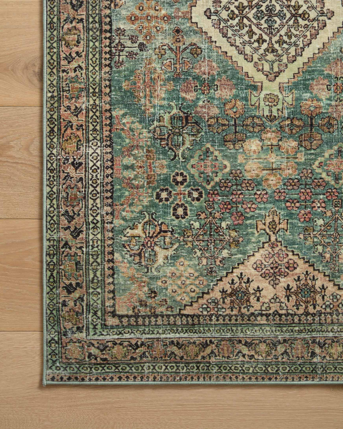Sinclair Turquoise/Multi Rug – detail