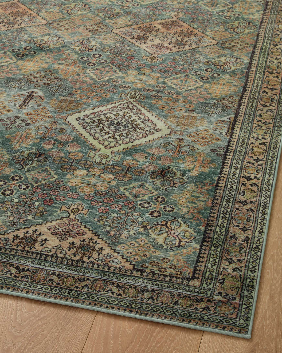 Sinclair Turquoise/Multi Rug – detail