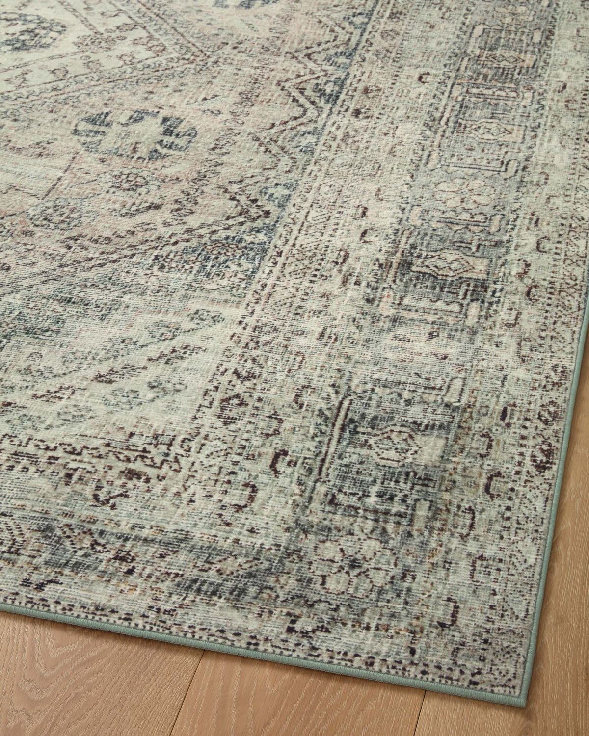 Sinclair Natural/Sage Rug – detail
